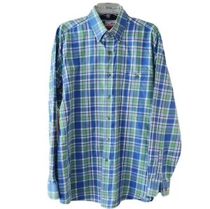 Wrangler‎ George Strait Cowboy Cut Collection Men's XL Multicolor Plaid S…